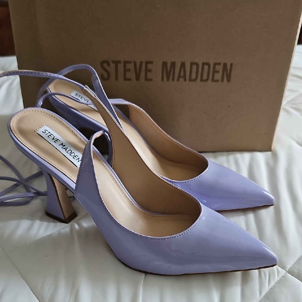 Steve Madden Light Purple Strappy Heels